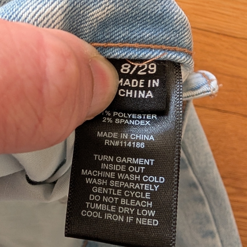 Frye Light Wash Rolled Cuff Jeans - Picture 5 of 8